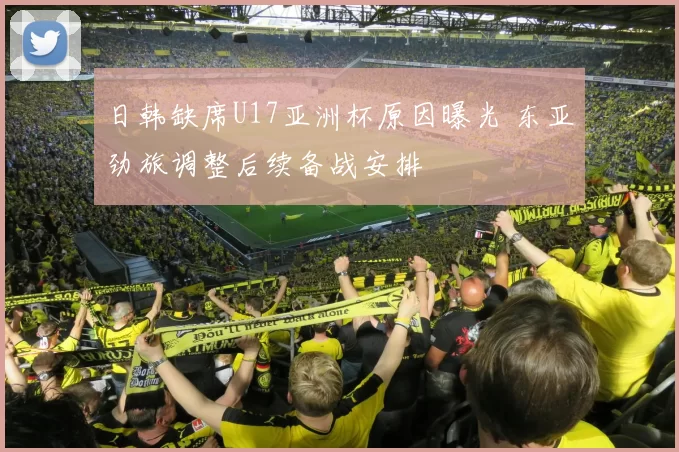日韩缺席U17亚洲杯原因曝光 东亚劲旅调整后续备战安排